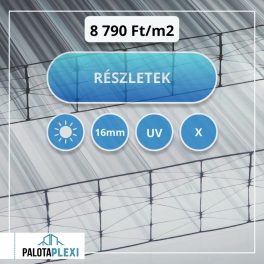   Hővisszaverő | 16mm | UV védett | Erősített | Légkamrás Polikarbonát